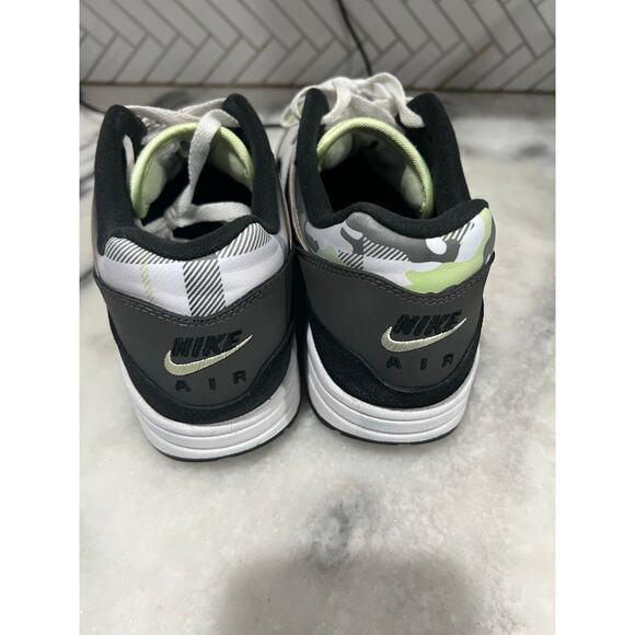 Nike Air Max 1 DB1998-100 White Black Volt Camo Men’s Size 10.5 Sneaker main image 10